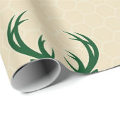 Papier Cadeau Logo Sambhur avec BUCKS en Arrière - plan Hive  (Coin rond)