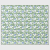 Papier Cadeau Logo Smart Corporate Bleu Et Blanc Joyeux Vacances (Plat)