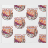 Papier Cadeau logo Zermatt suisse (Plat)