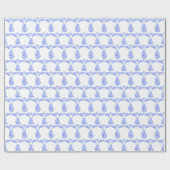 Papier Cadeau L'oiseau bleu (Plat)