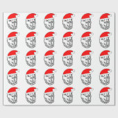Papier Cadeau LOL Père Noël - meme d'Internet de Noël (Plat)