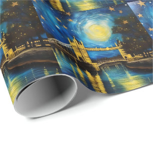 Papier Cadeau London Bridge Acrylique Art,