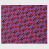 Papier Cadeau London Marker (Plat)