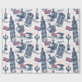 Papier Cadeau Londres (Plat)