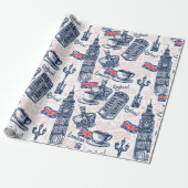 Papier Cadeau Londres (Déroulé)