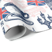 Papier Cadeau Londres (Coin rond)