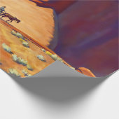 Papier Cadeau "Lonesome Journey" Art occidental de Maynard Dixon (Coin)