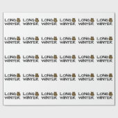 Papier Cadeau Long hiver (Plat)