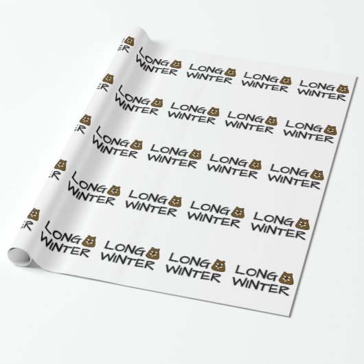Papier Cadeau Long hiver (Déroulé)