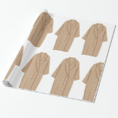 Papier Cadeau Long manteau de printemps (Déroulé)
