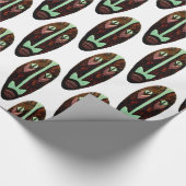 Papier Cadeau Long Tonnerre de Masque Tiki (Coin)