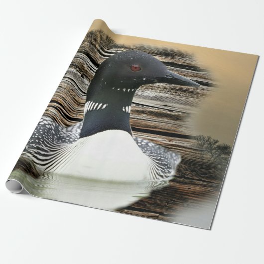 Papier Cadeau Loon (Déroulé)