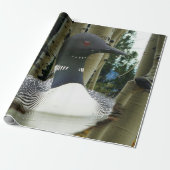 Papier Cadeau Loon sauvage (Déroulé)