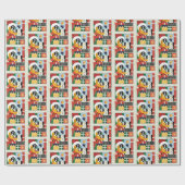 Papier Cadeau LOONEY TUNES™ DAFFY DUCK™ Vacances (Plat)