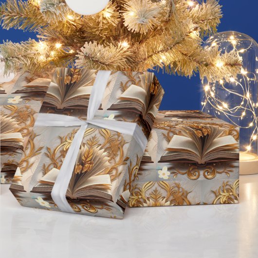 Papier Cadeau "L'or dans l'étude" (Vacances)