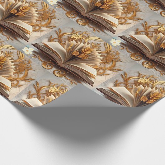 Papier Cadeau "L'or dans l'étude" (Coin)