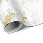 Papier Cadeau L'or scinde Texture. Elément de conception de trai (Coin rond)