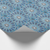 Papier Cadeau L'Orient bleu (Coin)