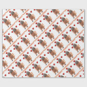 Papier Cadeau l'orthographe alternative de l'AMOUR est CAVOODLE (Plat)