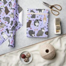 Lotsa Chats violet rouleau de
