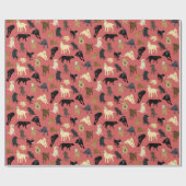 Papier Cadeau Lotsa Labs sur le rouleau rouge de (Plat)