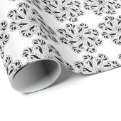 Papier Cadeau Lotus Mandala Design (Coin rond)