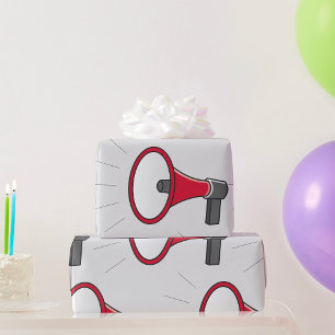 Papier Cadeau Loud Megaphone