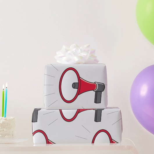 Papier Cadeau Loud Megaphone