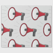 Papier Cadeau Loud Megaphone (Plat)