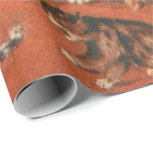 Papier Cadeau Louis Wain Joyeux Noël (Coin rond)