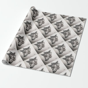 Papier Cadeau Loup