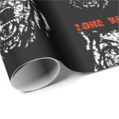 Papier Cadeau loup (Coin rond)