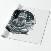 Papier Cadeau Loup conscient (Déroulé)