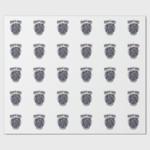Papier Cadeau Loup-garou patriotique Patriote Horreur Monstre Pa