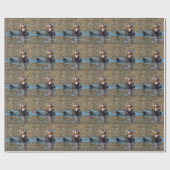 Papier Cadeau Loupe de mer ensoleillée (Plat)