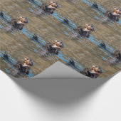 Papier Cadeau Loupe de mer ensoleillée (Coin)