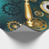 Papier Cadeau Loupe en style Steampunk (Coin)