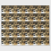 Papier Cadeau Loups dans la neige (Plat)