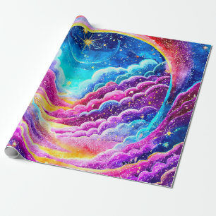 PAPIER CADEAU LOURD ESPACE EXTÉRIEUR