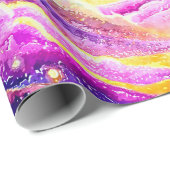 PAPIER CADEAU LOURD ESPACE EXTÉRIEUR (Coin rond)