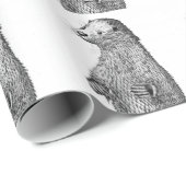 Papier Cadeau Loutre (Coin rond)