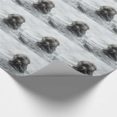 Papier Cadeau Loutre de mer adorable (Coin)