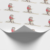 Papier Cadeau Loutre de ski (Coin)