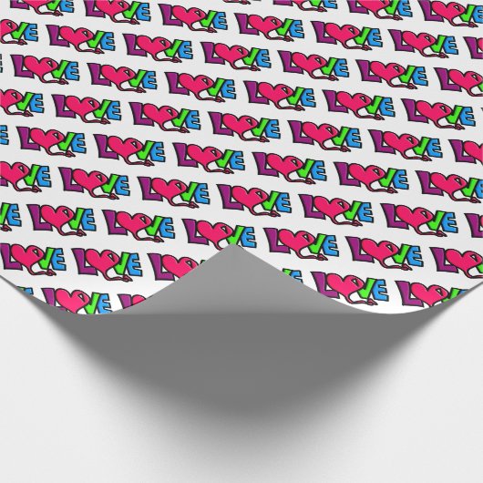 Papier Cadeau Love (Coin)