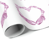 Papier Cadeau Love Ballet (Coin rond)