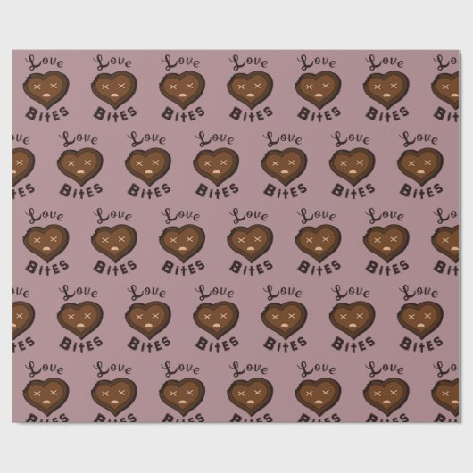 Papier Cadeau Love Bites (Plat)