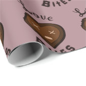 Papier Cadeau Love Bites (Coin rond)