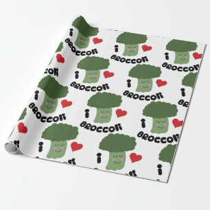 Papier Cadeau Love Brocoli