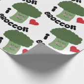 Papier Cadeau Love Brocoli (Coin)