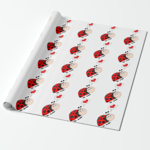 Papier Cadeau Love Bug Ladybug